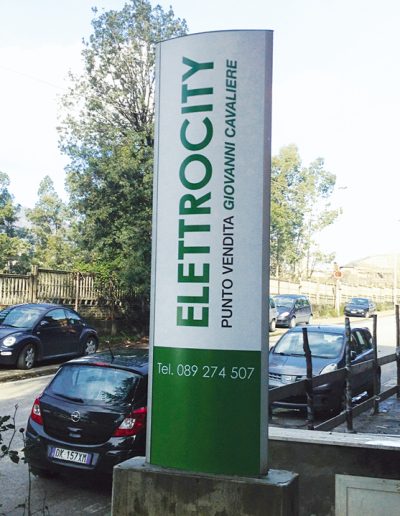 Insegne Totem Elettrocity