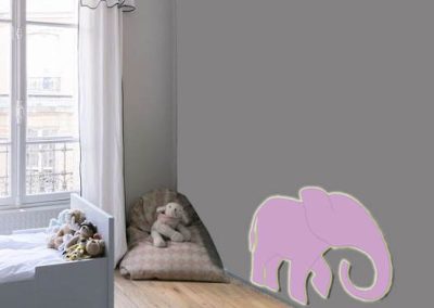 Elefantino da cameretta - Wall Lamp